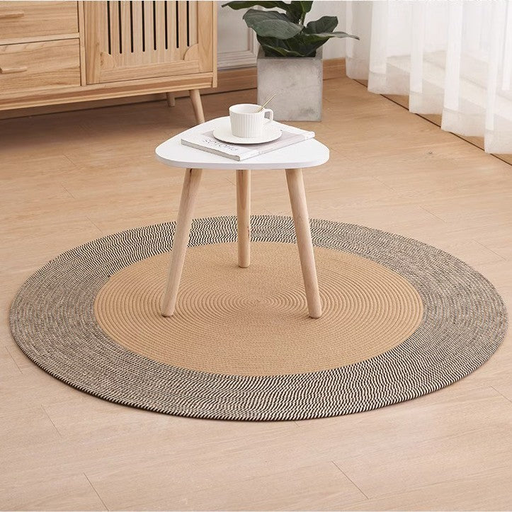 Tapis en jute tissé à la main style nordique durable avec franges pour chat - Image 7