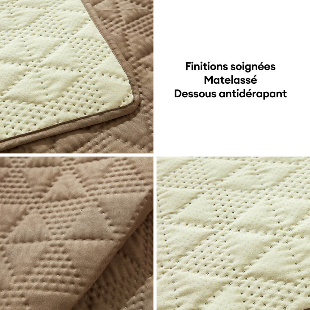 Tapis matelas imperméable antidérapant à motif géométrique pour animaux multiusages - Image 6