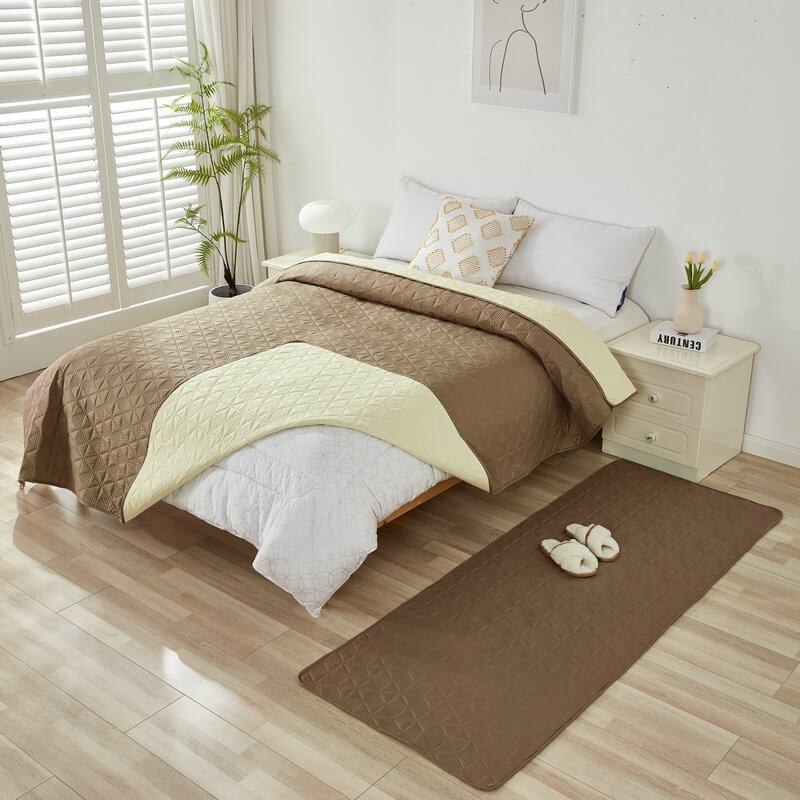 Tapis matelas imperméable antidérapant à motif géométrique pour animaux multiusages - Image 7