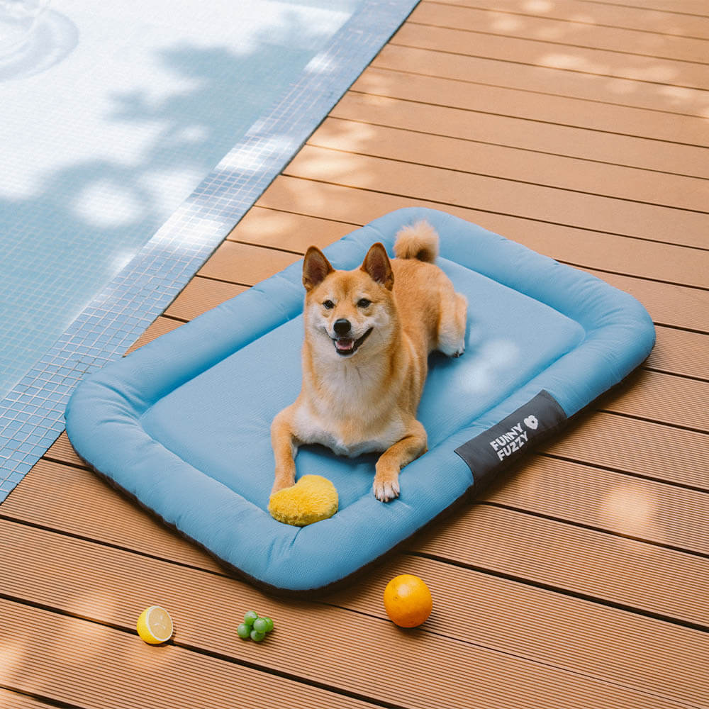 Tapis orthopédique imperméable et résistant aux rayures pour chien motif coloris block - Trek Lounge - Image 13