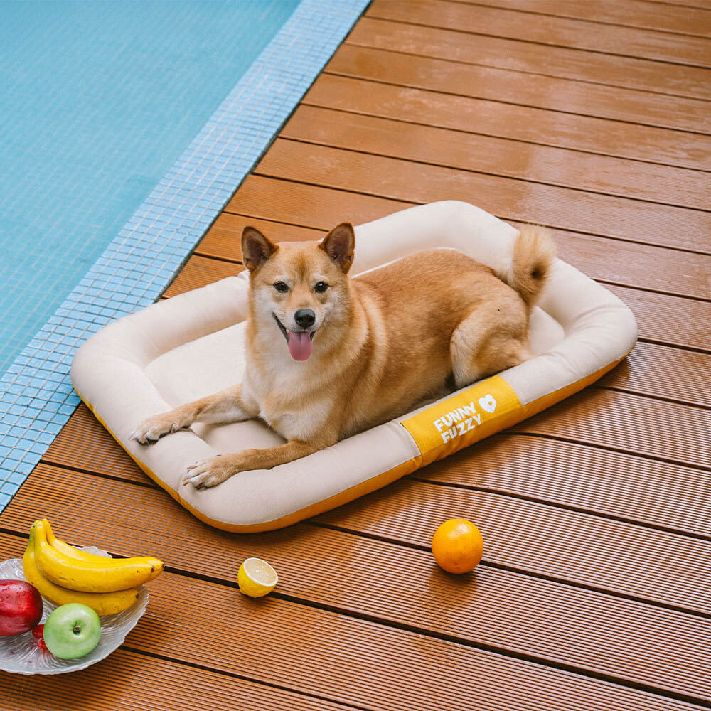Tapis orthopédique imperméable et résistant aux rayures pour chien motif coloris block - Trek Lounge - Image 16
