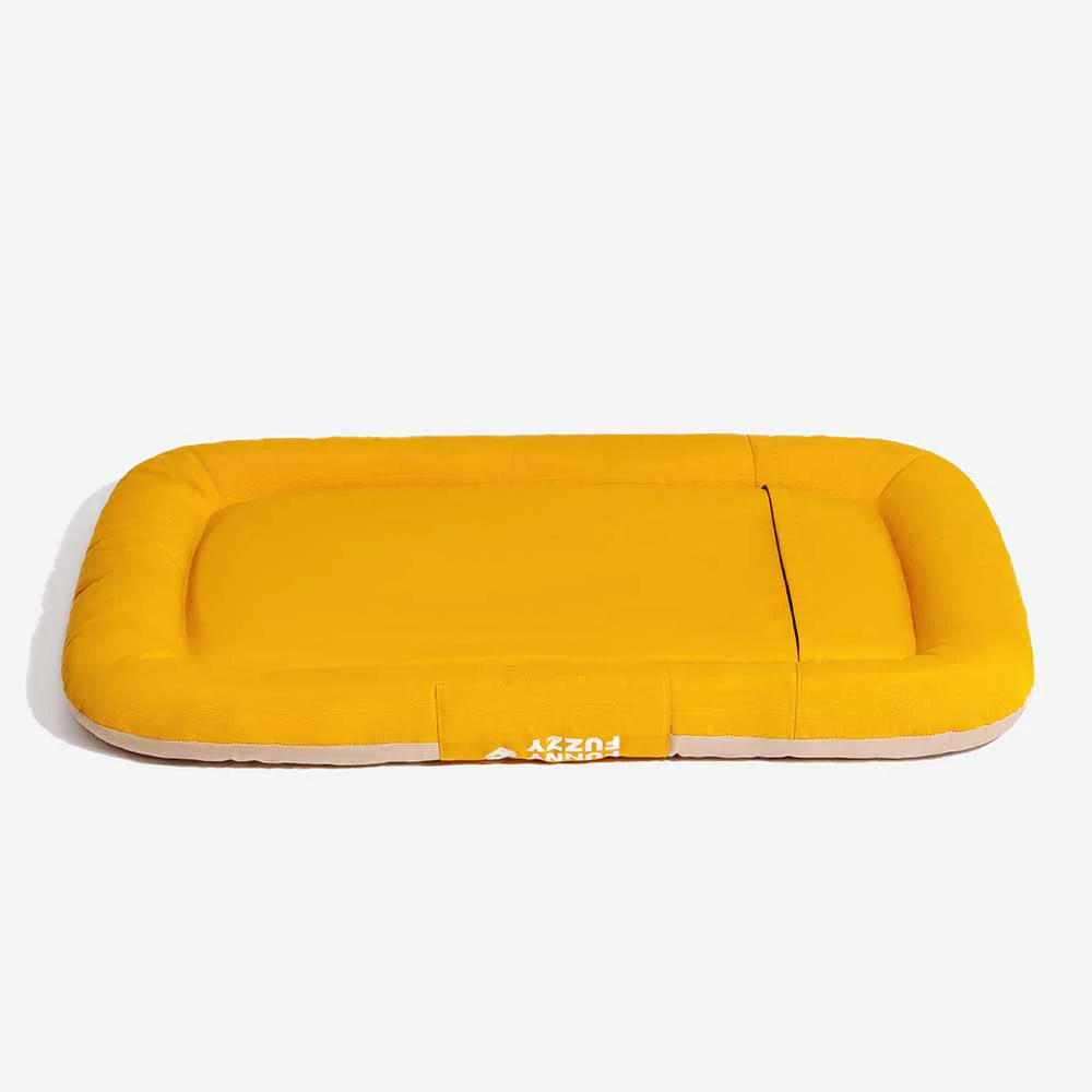 Tapis orthopédique imperméable et résistant aux rayures pour chien motif coloris block - Trek Lounge - Image 24