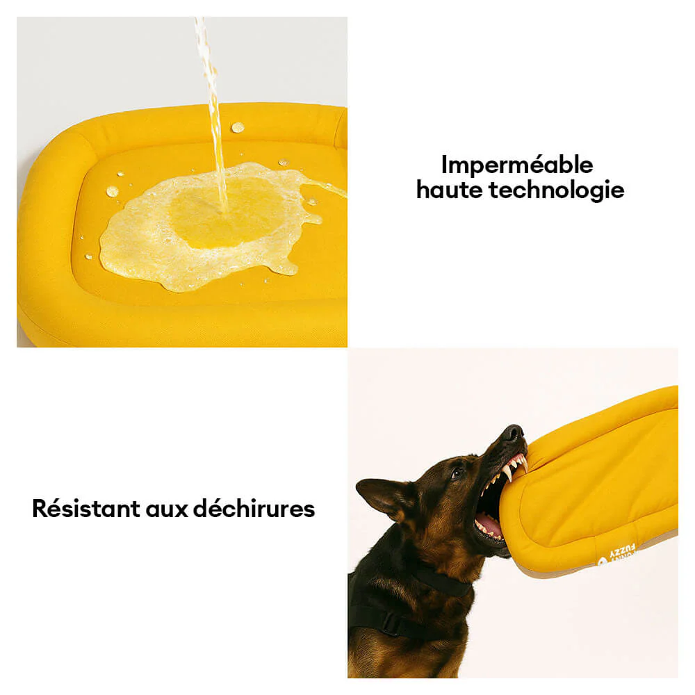 Tapis orthopédique imperméable et résistant aux rayures pour chien motif coloris block - Trek Lounge - Image 4