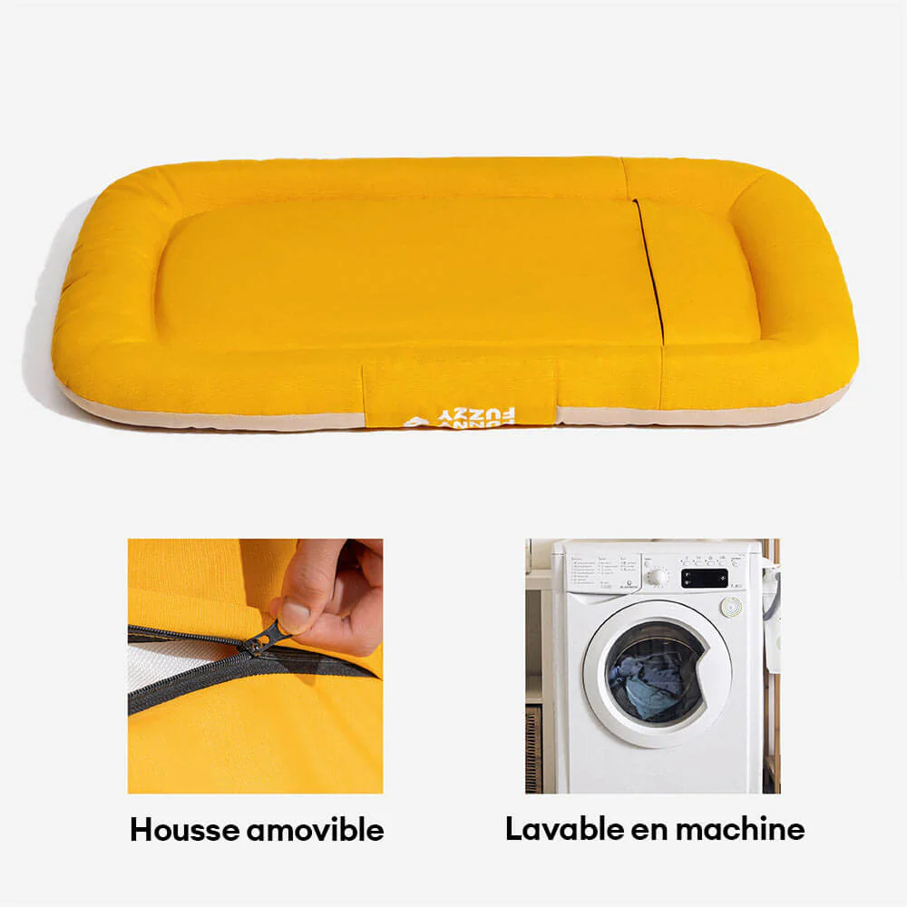 Tapis orthopédique imperméable et résistant aux rayures pour chien motif coloris block - Trek Lounge - Image 8