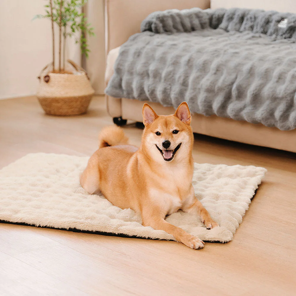 Tapis pour animaux de compagnie en peluche chaude, lavable et portable - ThermoPad - Image 13
