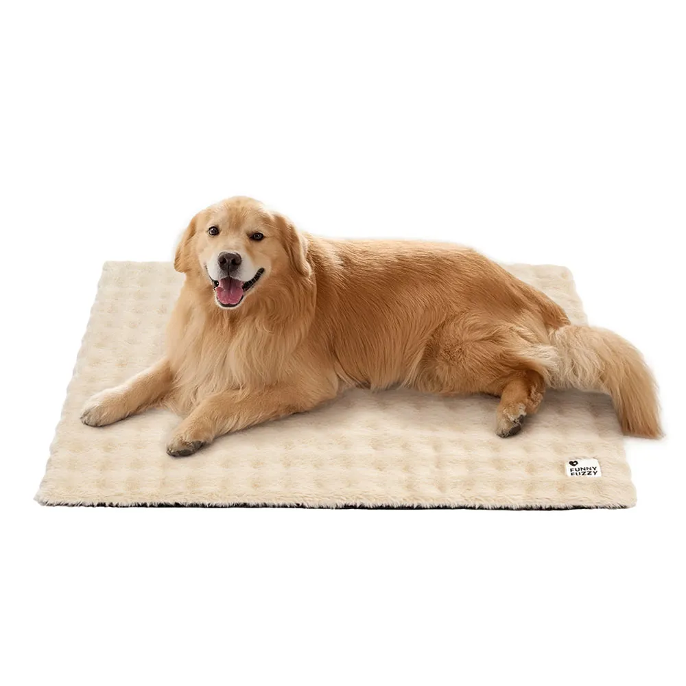 Tapis pour animaux de compagnie en peluche chaude, lavable et portable - ThermoPad - Image 17