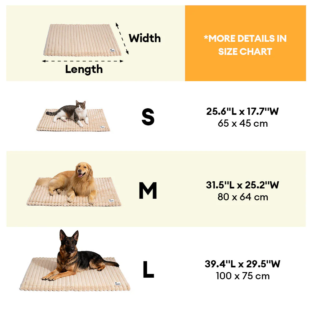 Tapis pour animaux en fausse fourrure de lapin lavable et chaud - ComfyEase - Image 10
