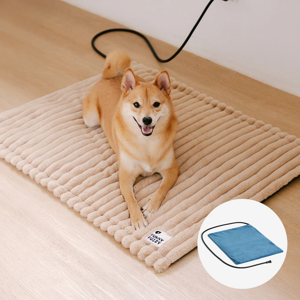 Tapis pour animaux en fausse fourrure de lapin lavable et chaud - ComfyEase - Image 14