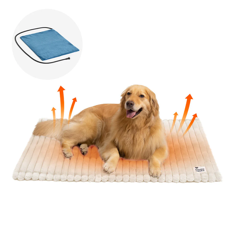 Tapis pour animaux en fausse fourrure de lapin lavable et chaud - ComfyEase - Image 17