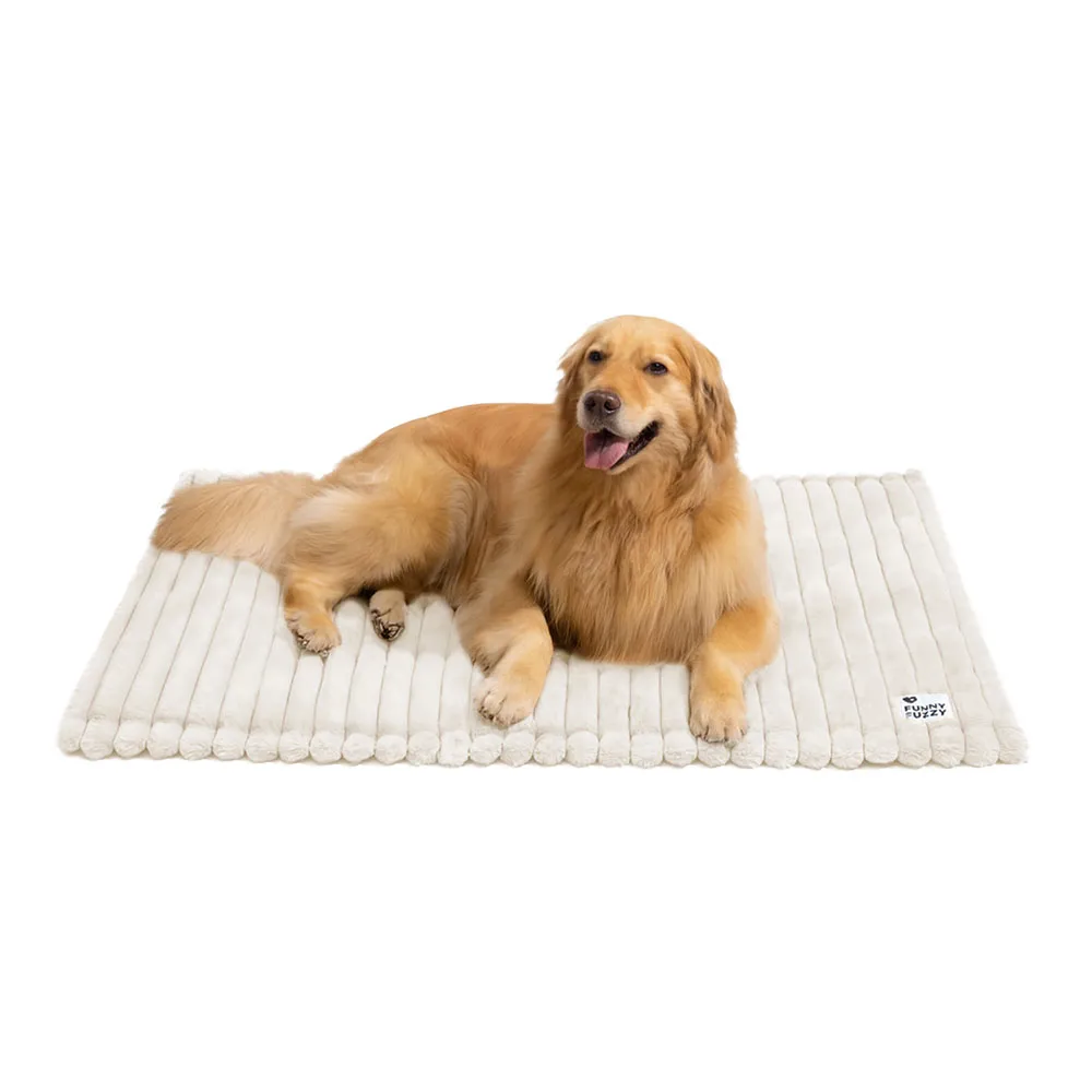 Tapis pour animaux en fausse fourrure de lapin lavable et chaud - ComfyEase - Image 22