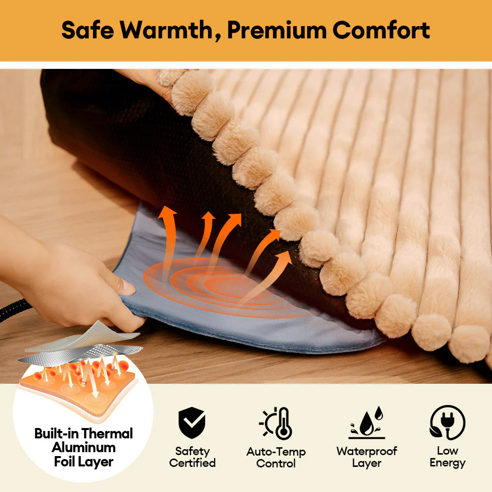 Tapis pour animaux en fausse fourrure de lapin lavable et chaud - ComfyEase - Image 7