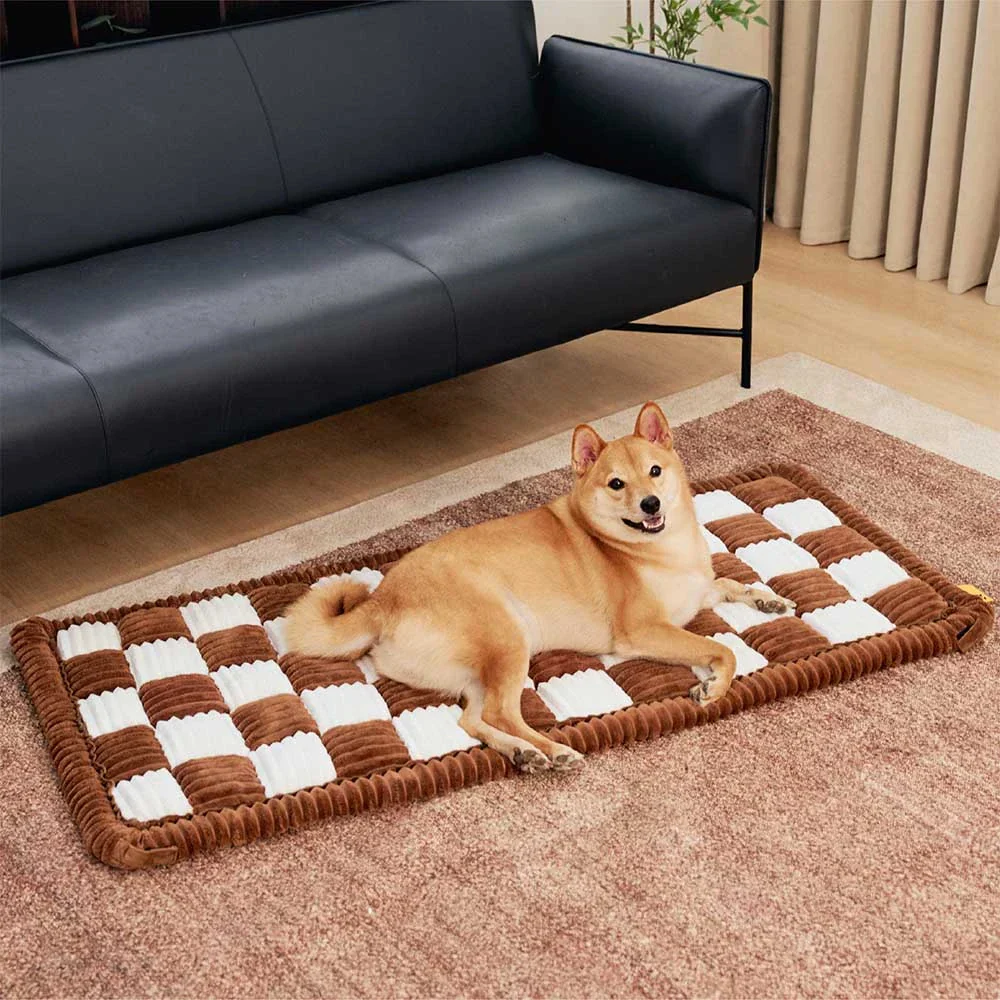 Tapis pour chien en plaid doux et antidérapant pour extension de siège auto - Image 6