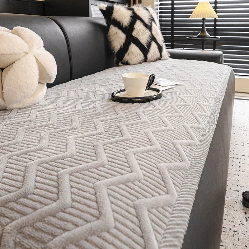 Tapis pour chien Housse de canapé en velours confortable et doux pour la peau, housse de canapé antidérapante - Image 2