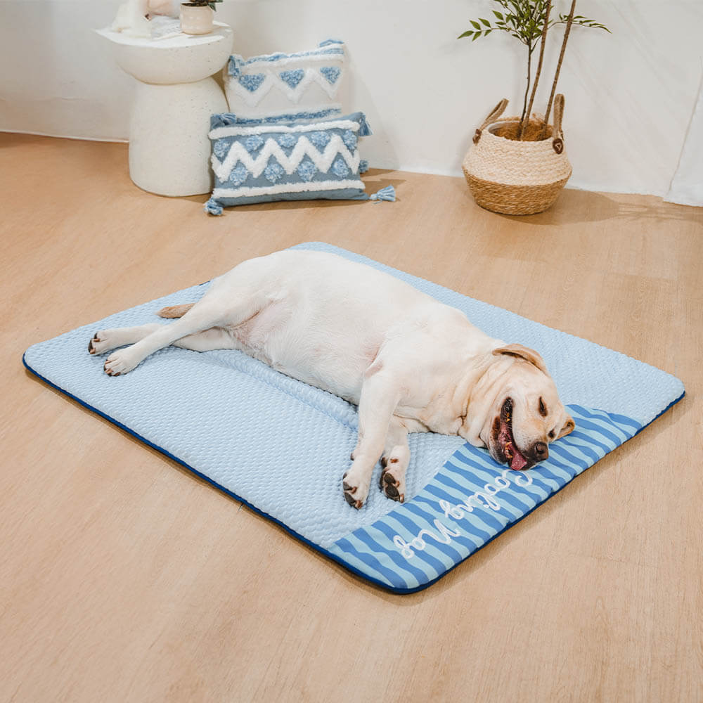 Tapis pour chien rafraîchissant grande taille lavable et antidérapant - Sieste rafraîchissante - Image 13