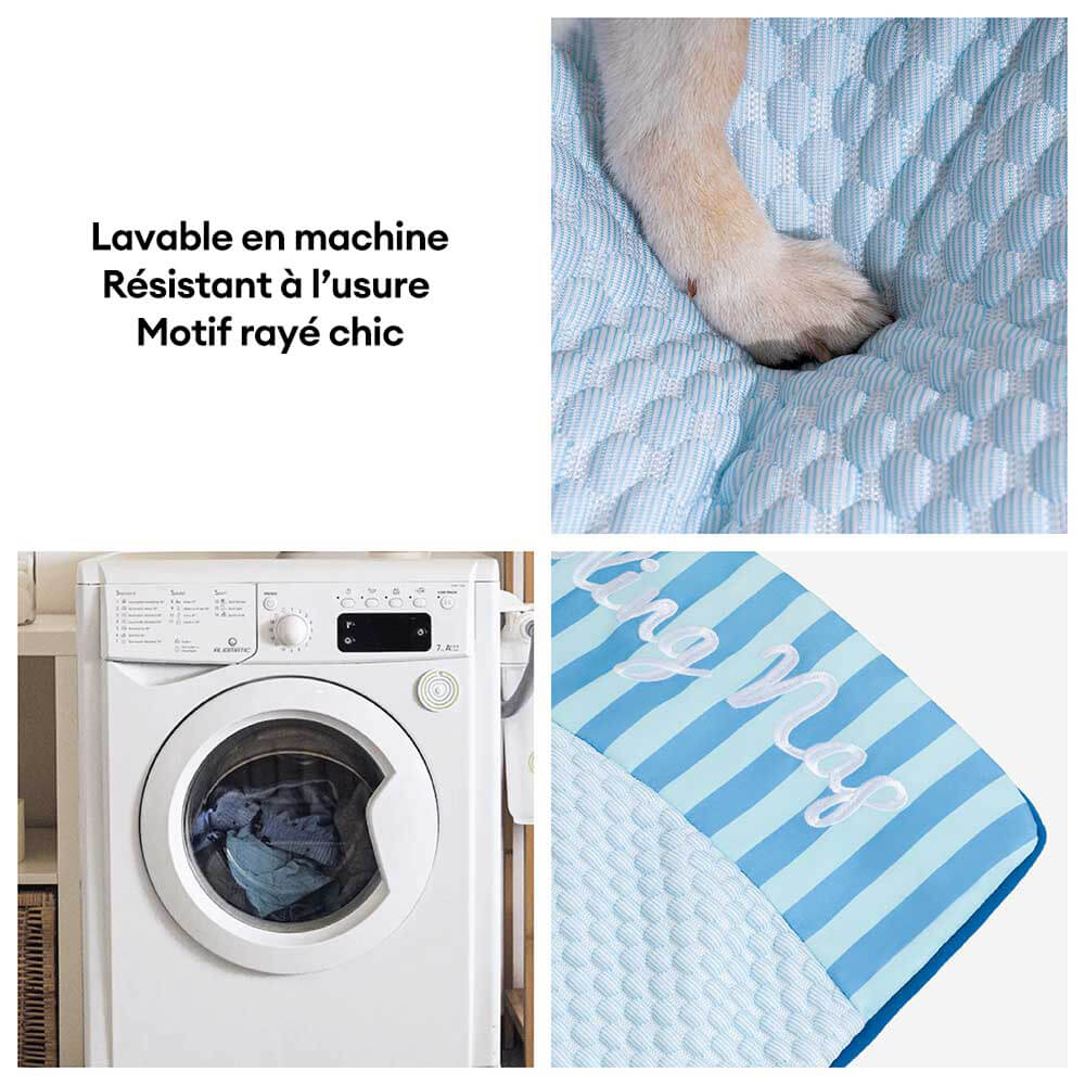 Tapis pour chien rafraîchissant grande taille lavable et antidérapant - Sieste rafraîchissante - Image 7