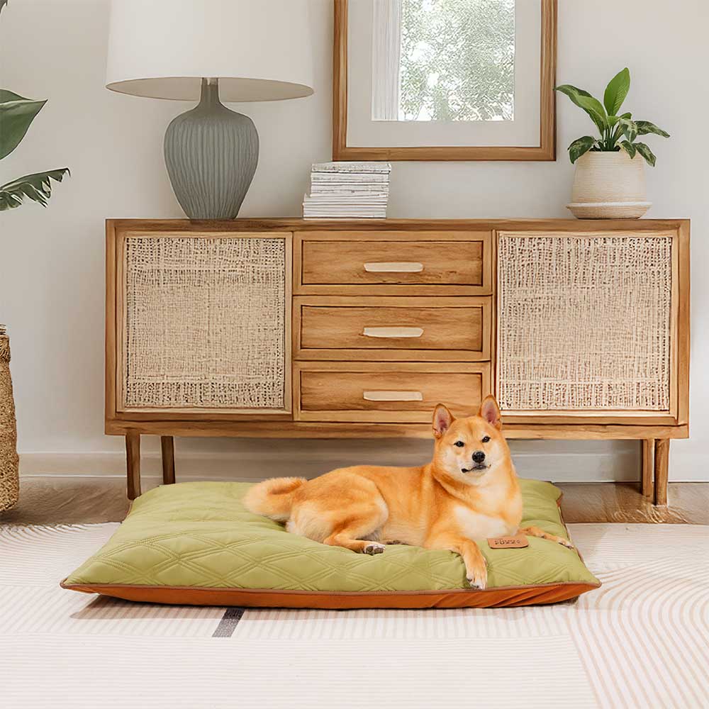 Tapis réversible apaisant imperméable pour chien de luxe - Image 10