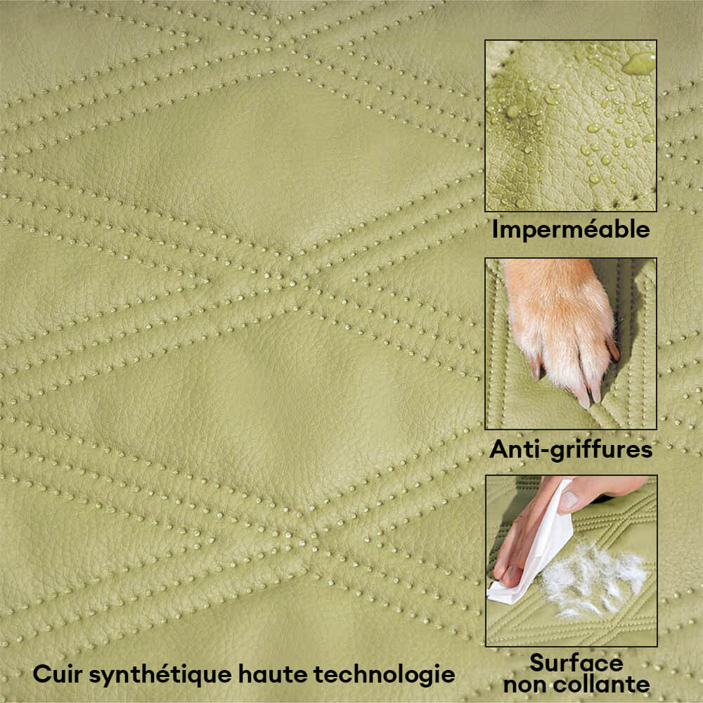 Tapis réversible apaisant imperméable pour chien de luxe - Image 6