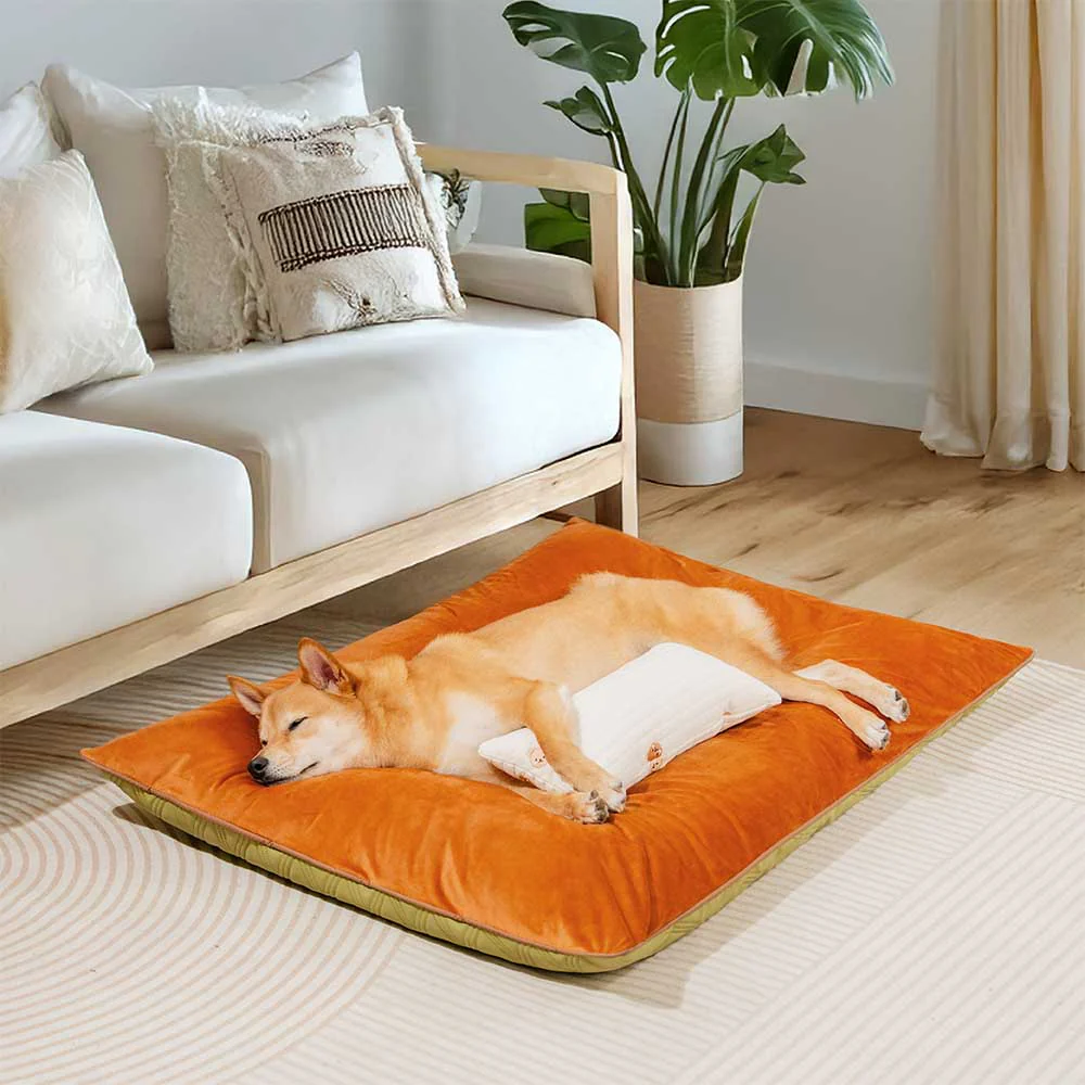 Tapis réversible apaisant imperméable pour chien de luxe - Image 9