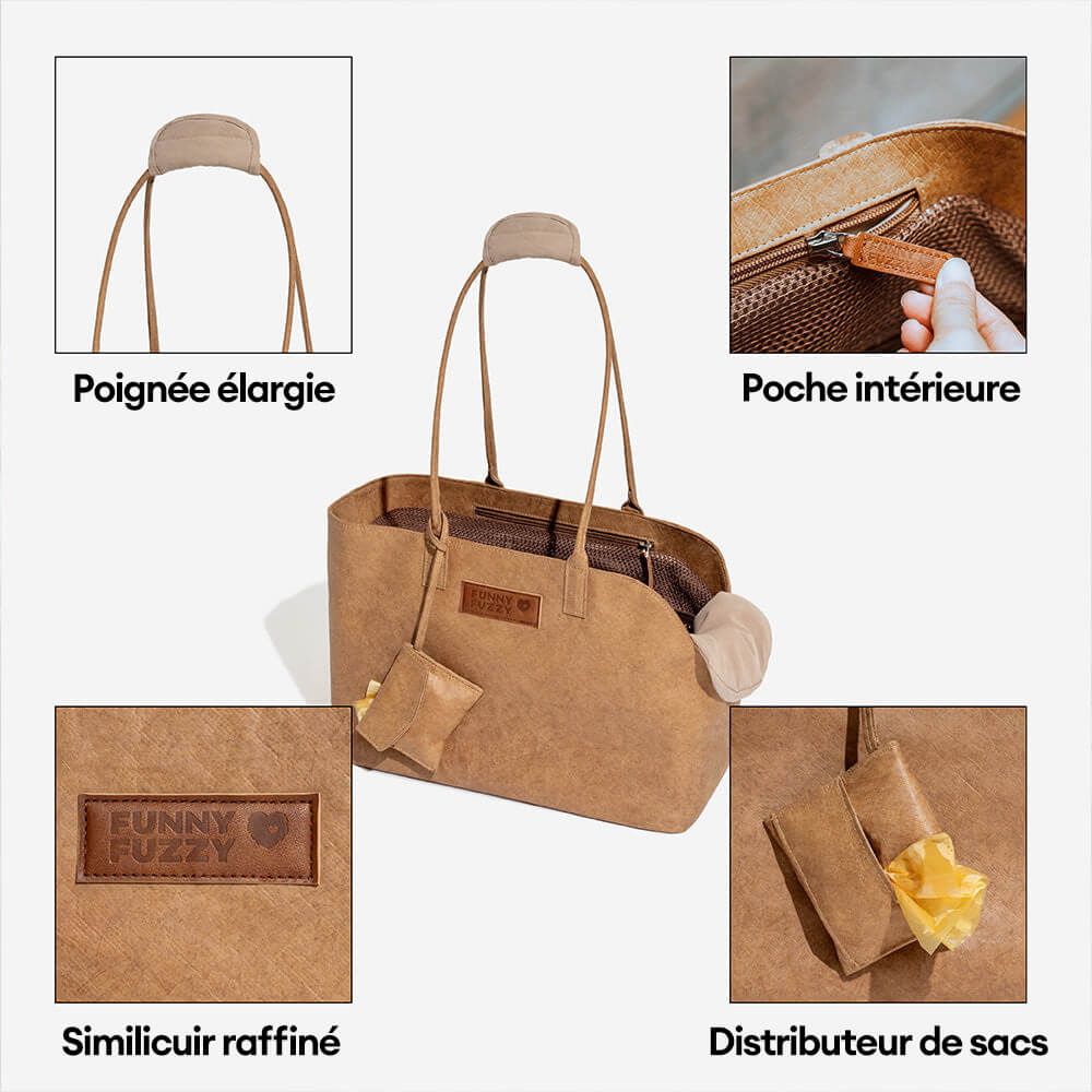 Transporteur pour animaux écologique en nylon Dupont imperméable - City Roamer - Image 6