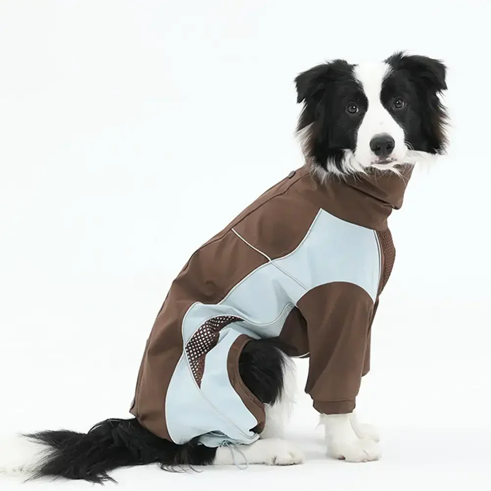 Veste coupe-vent imperméable multifonctionnelle pour chiens de taille moyenne et grande. - Image 2