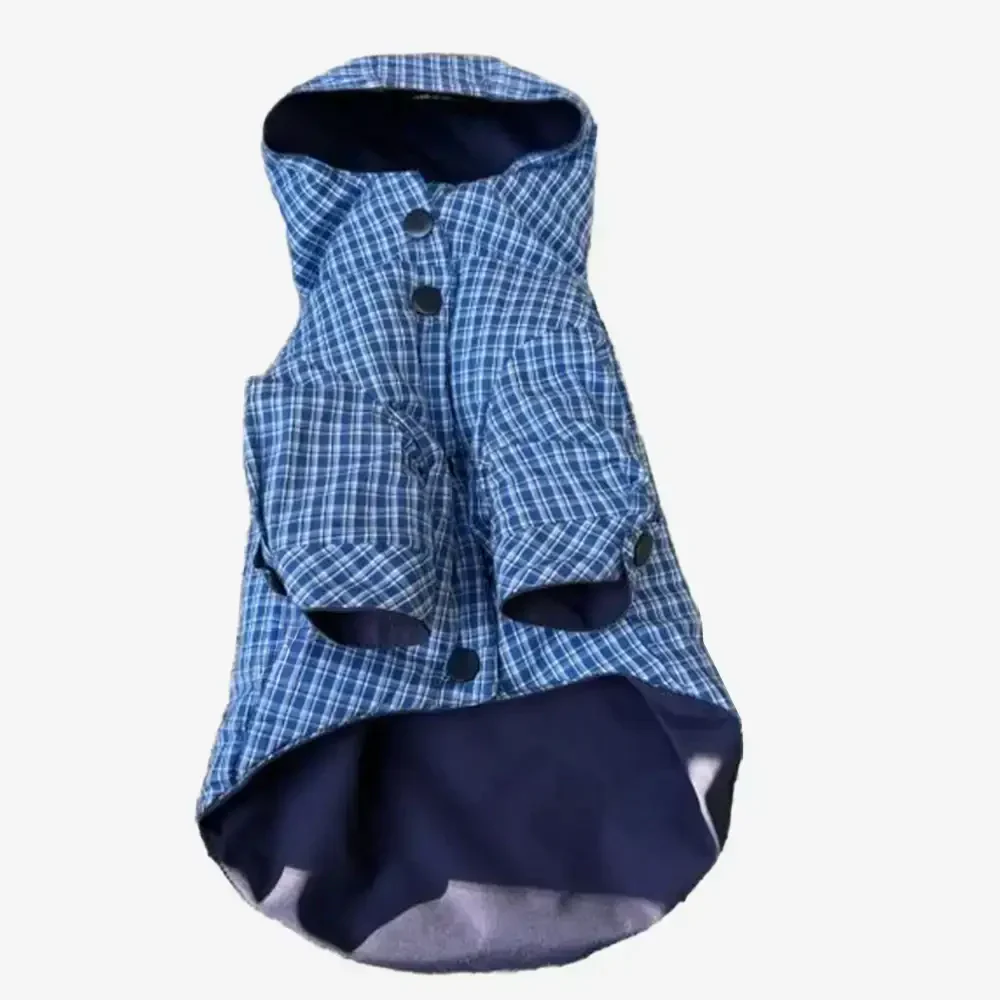 Veste de chien réversible à deux faces élégante, coupe-vent, pour l'extérieur. - Image 7