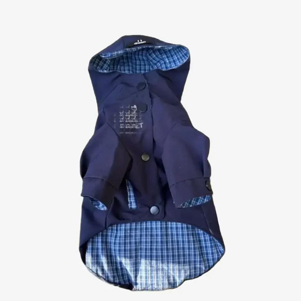 Veste de chien réversible à deux faces élégante, coupe-vent, pour l'extérieur. - Image 8