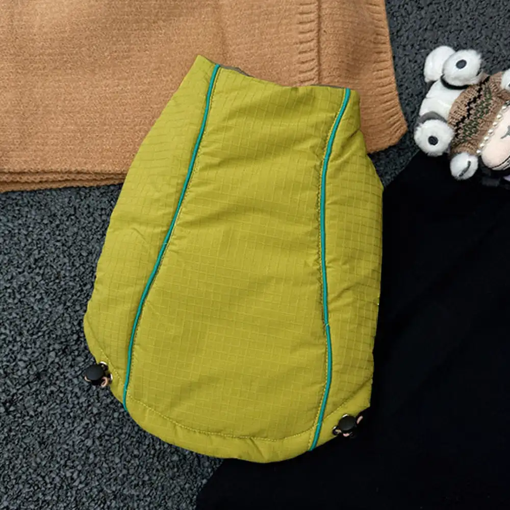 Veste pour chien réversible en padded, épaisse et chaude. - Image 10